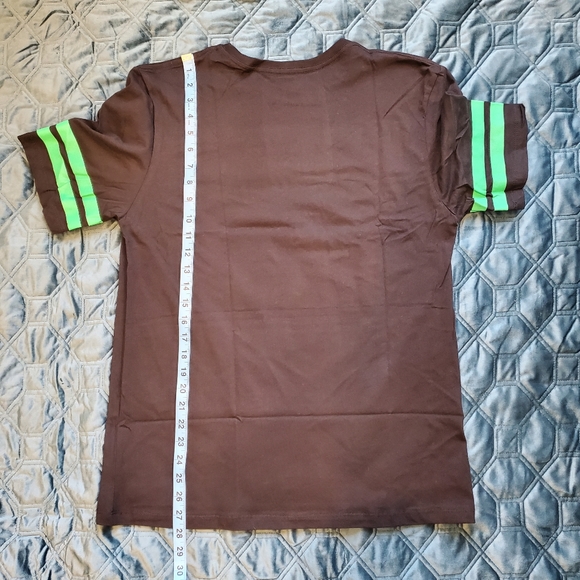 NWOT We Love Fine World of Warcraft Varsity Style Short Sleeve Shirt Large - Picture 4 of 5